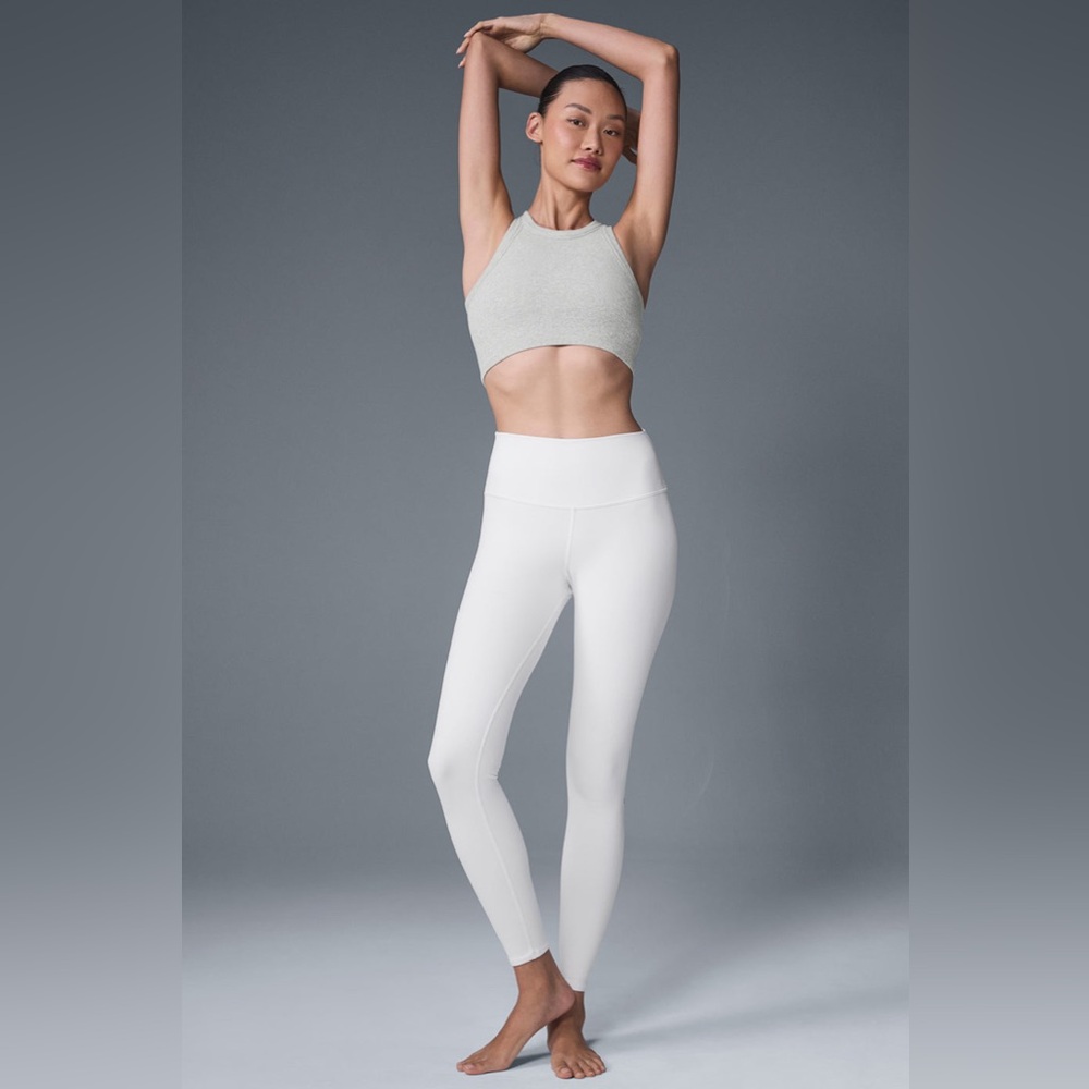 ALO High-Waist Airbrush Legging in White
